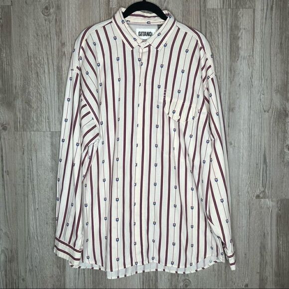 Y2K Gitano button down with Concealed Placket XL - Picture 1 of 10